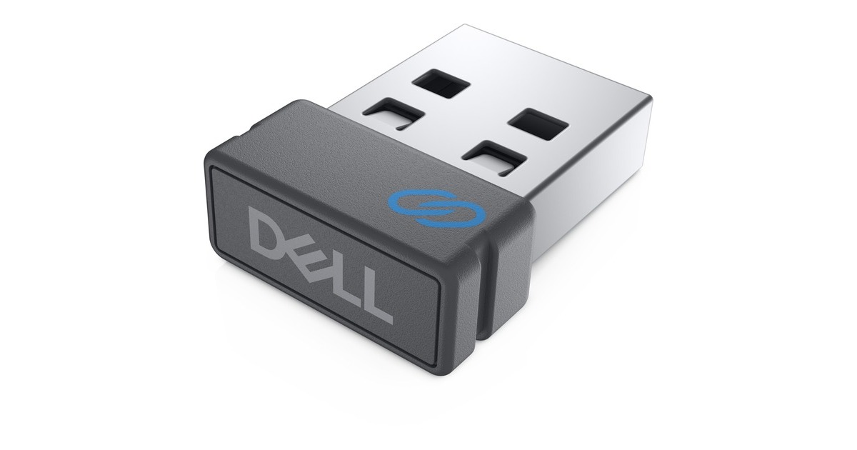 Dell KM5221W Wireless Tastatur & Maus Set – Kabellos, US International Layout, Schwarz, Für Office & Home