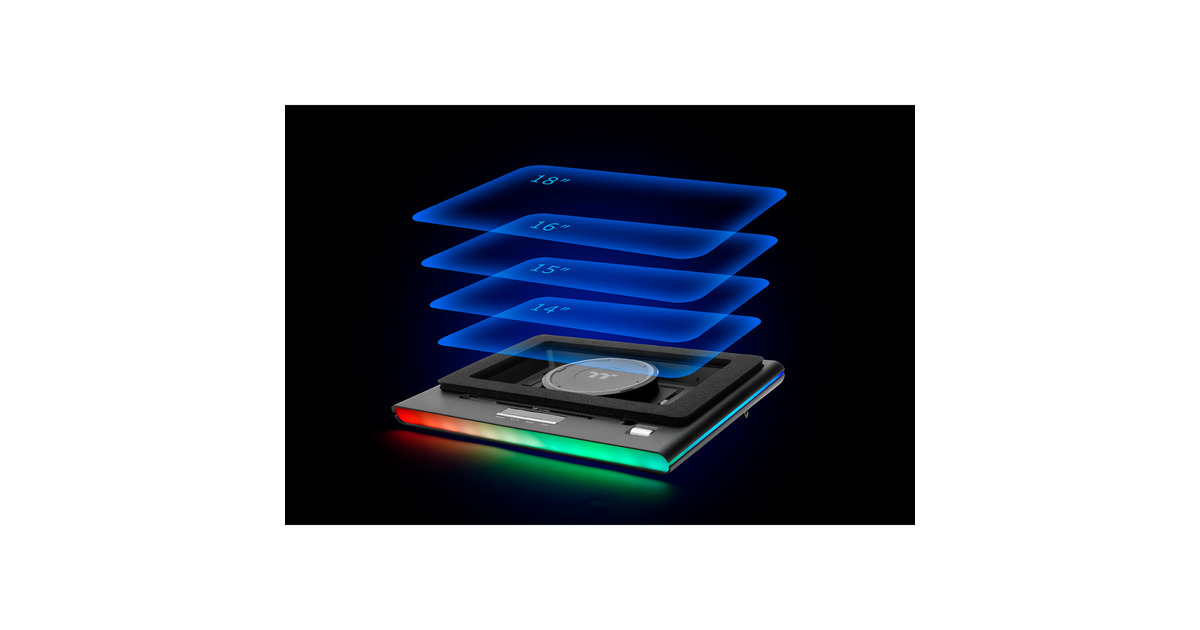Extreme Notebooks Thermaltake Massive EXTREME, Notebook-Kühler schwarz, Für Notebooks bis ...