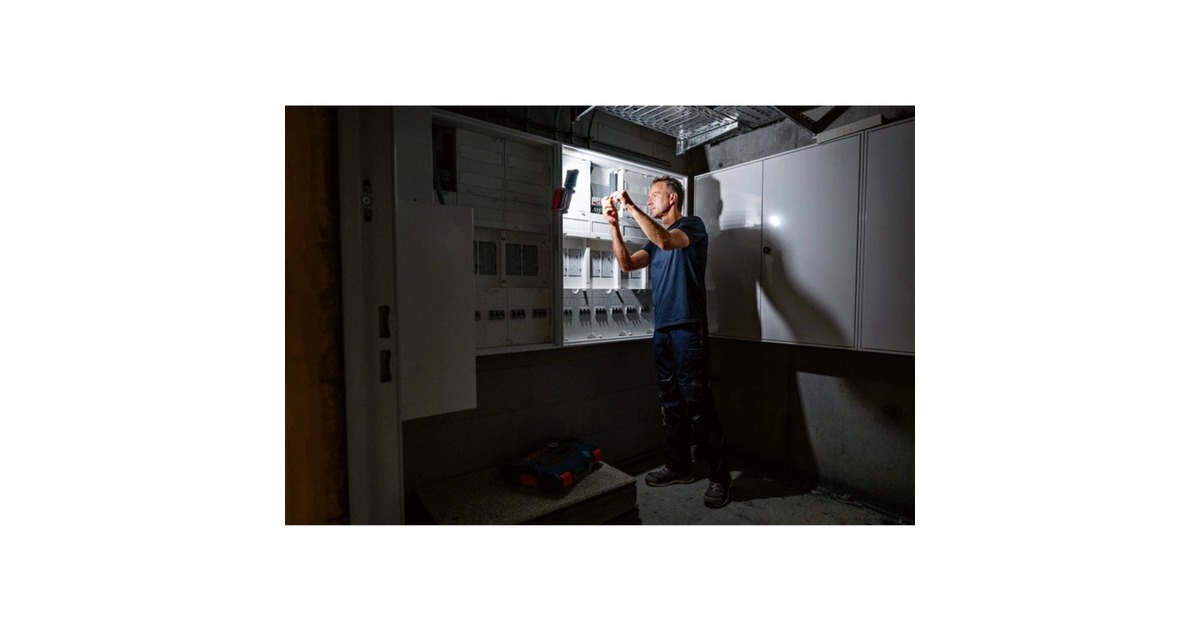 Bosch Professional GLI 18V-800 PROFESSIONAL, Arbeitsleuchte blau  