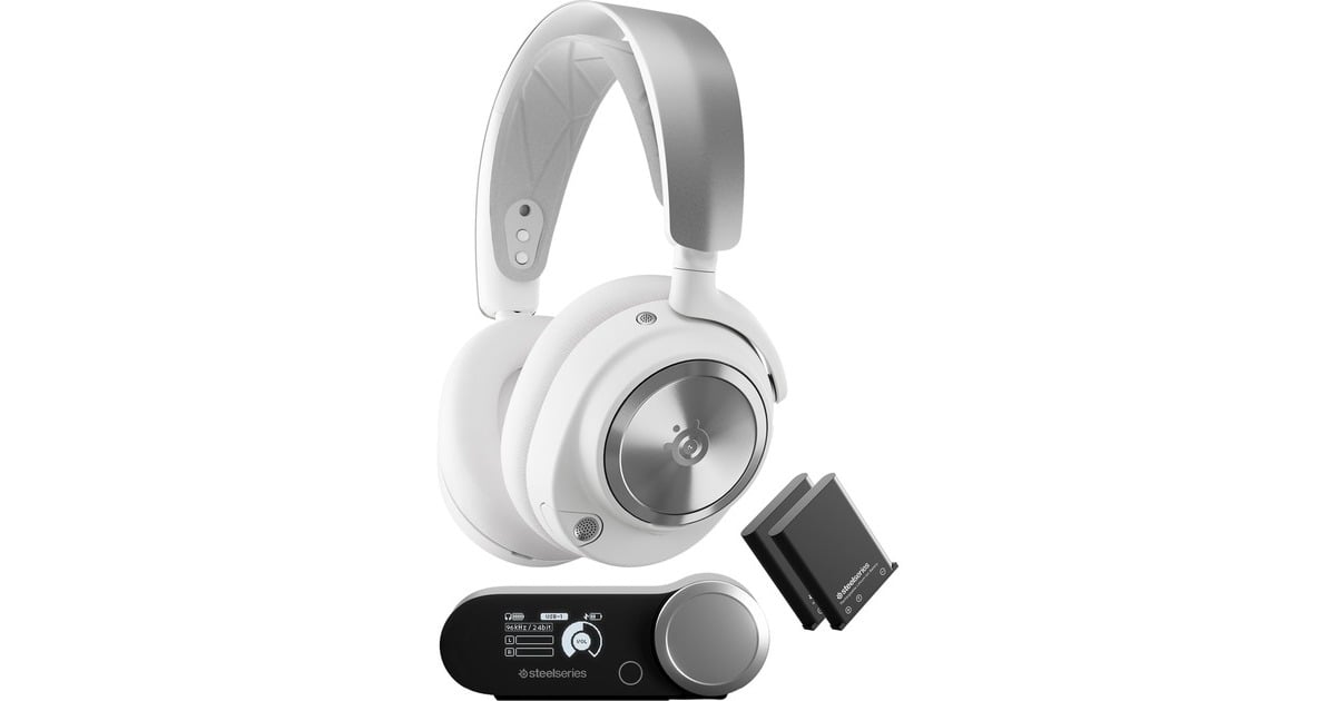 SteelSeries Arctis Nova Pro Wireless, Gaming-Headset weiß, ANC, USB-C ...