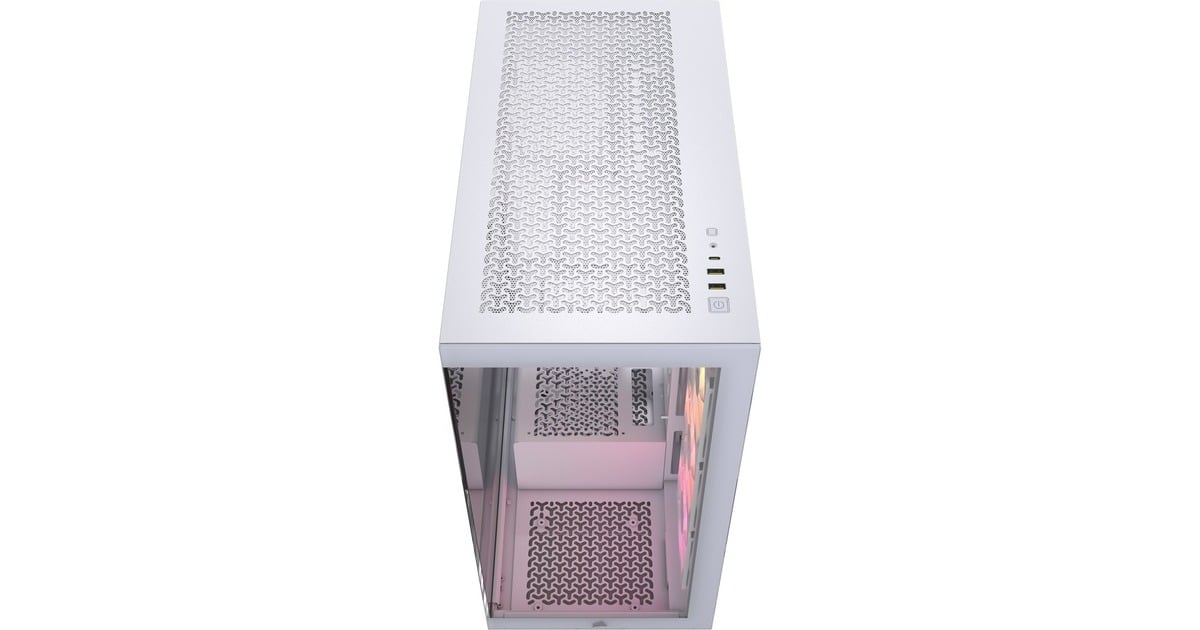 Corsair 3500X ARGB, Tower-Gehäuse weiß, Tempered Glass