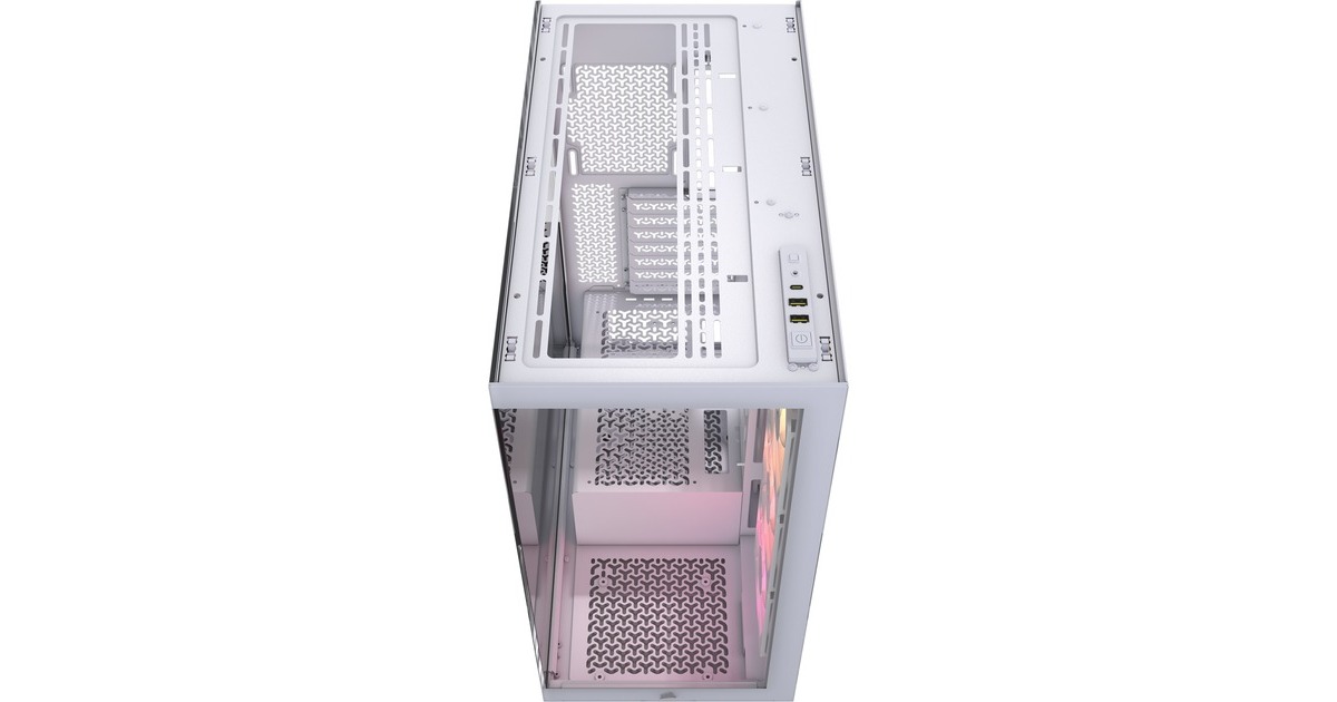 Corsair 3500X ARGB, Tower-Gehäuse weiß, Tempered Glass 