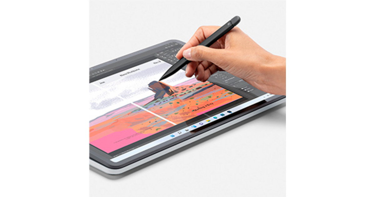 Microsoft Surface Slim Pen 2, Eingabestift schwarz (matt)