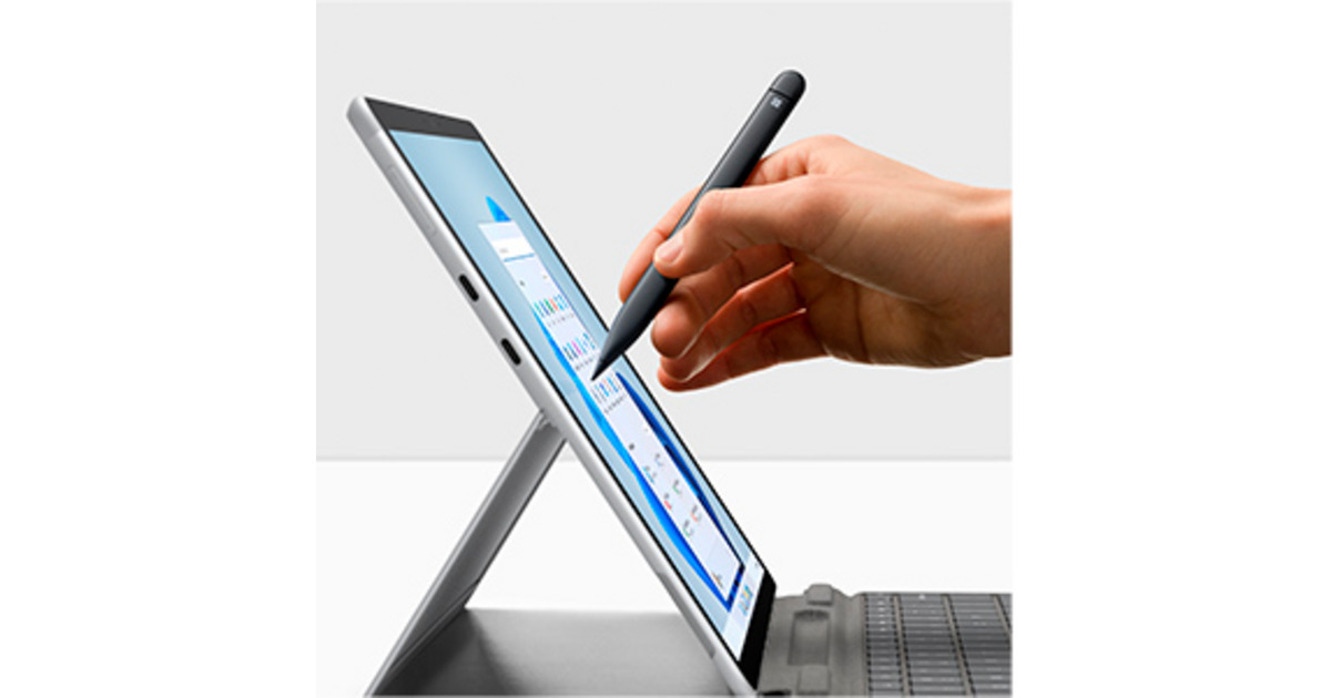 Microsoft Surface Slim Pen 2, Eingabestift schwarz (matt)