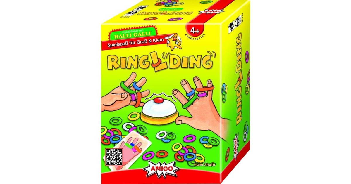 Ringlding AMIGO Kids' Speed Game – Fast Finger Scrunchie Matching Card Game For Family & Friends