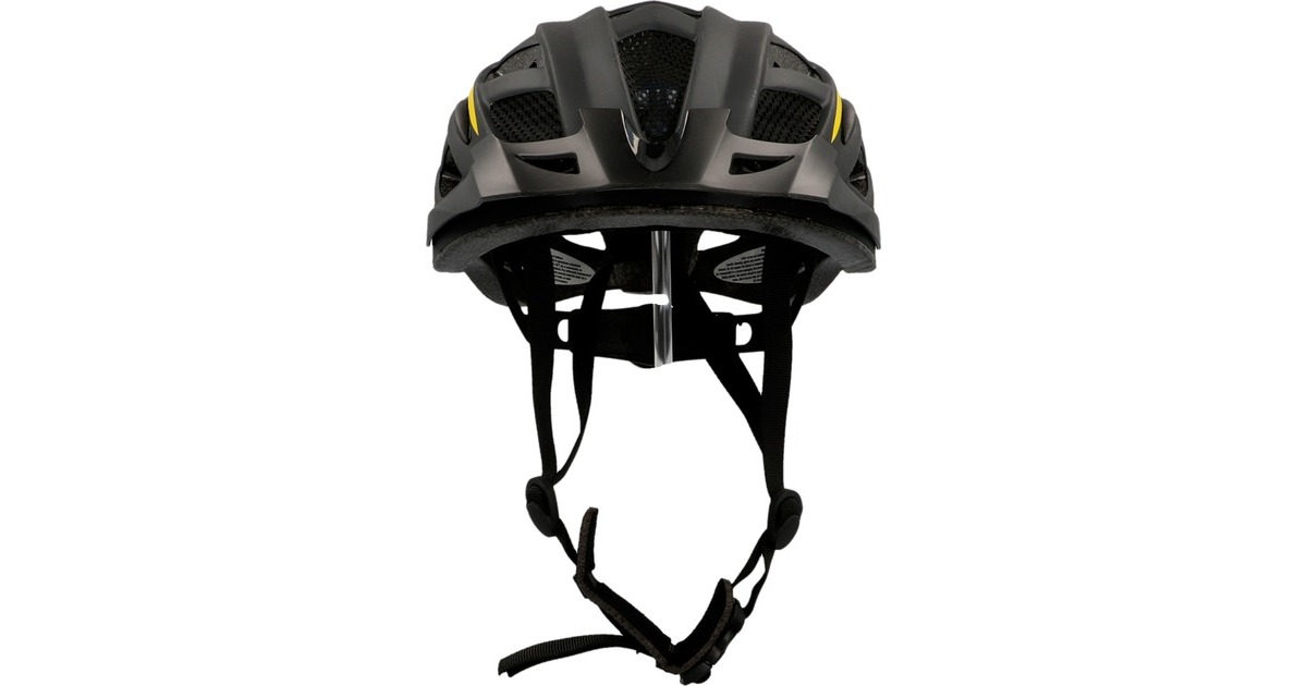 Fahrrad cm FISCHER Helm Größe Montis, schwarz/gelb, Urban 52-59