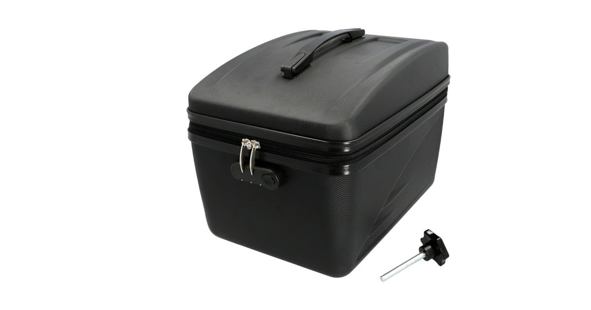 isolierte Gepäckträger-Box, Gepäckbox Fahrrad FISCHER schwarz