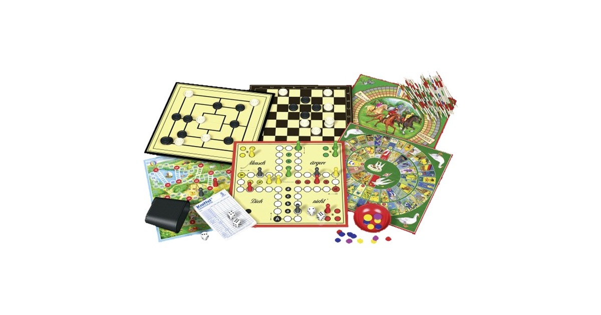 Schidt – 88207 – Koffer-Spiel – 100 Spielesalung