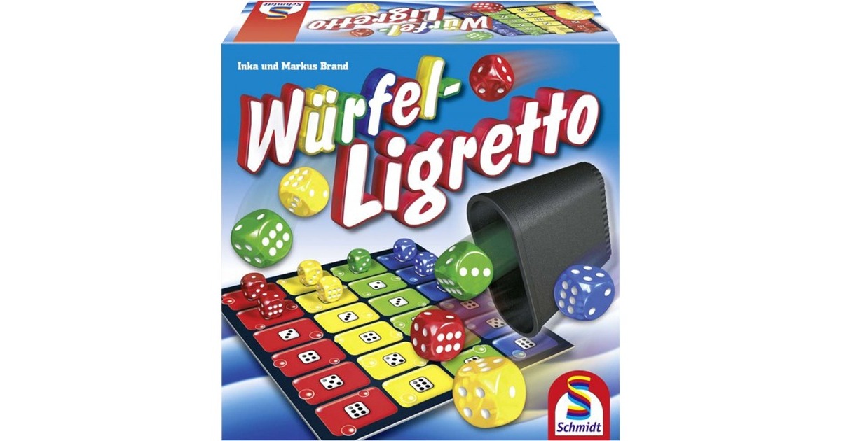 Schmidt Spiele „Hyper Futé“ - Würfelspiel Für 2-4 Personen, Strategiespiel Mit 6 Farbwürfeln, Ab 8 Jahren