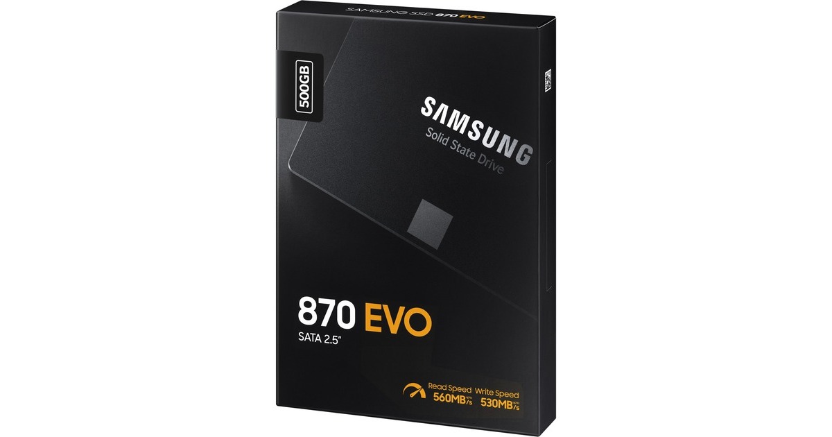 Samsung 870 EVO 500 GB, SSD SATA 6 Gb/s, 2,5