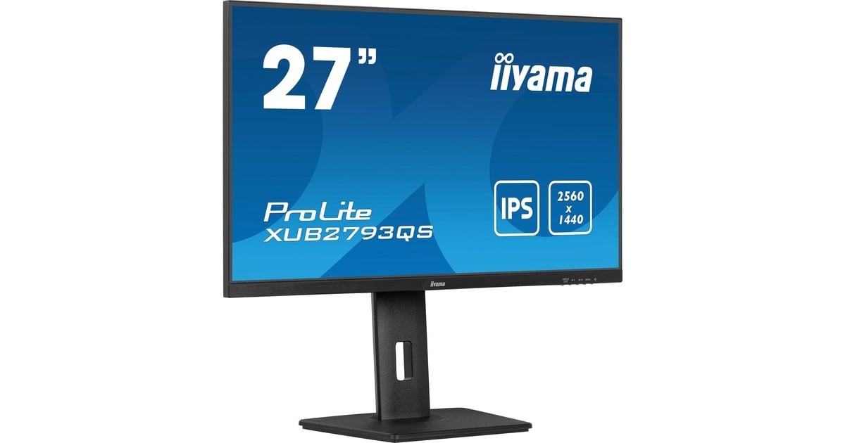 Iiyama XU2793QS-B7 – 27 Inch IPS Monitor, QHD 2560x1440, 100Hz, 1x HDMI 1x DP, Zwart