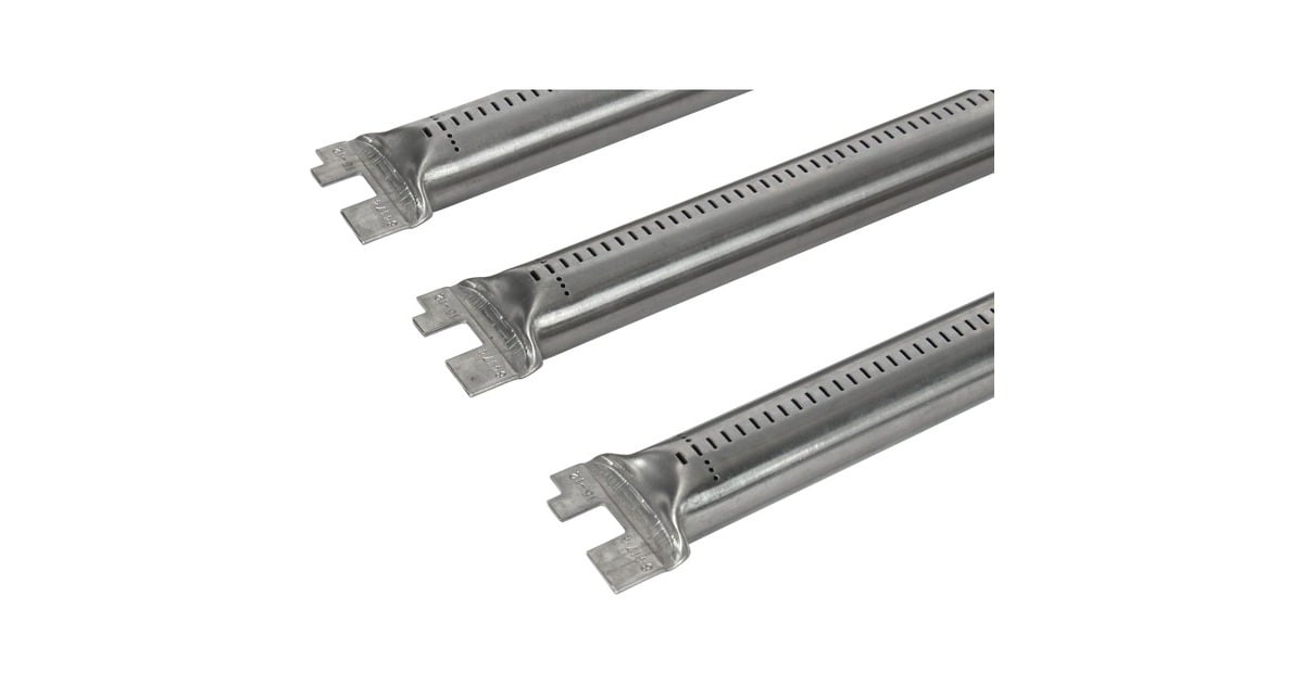 3x Edelstahl Brennerrohre Für Weber Genesis 300 Serie – 49,5 Cm, Ersatz Für E310, S320, E330 Uvm.