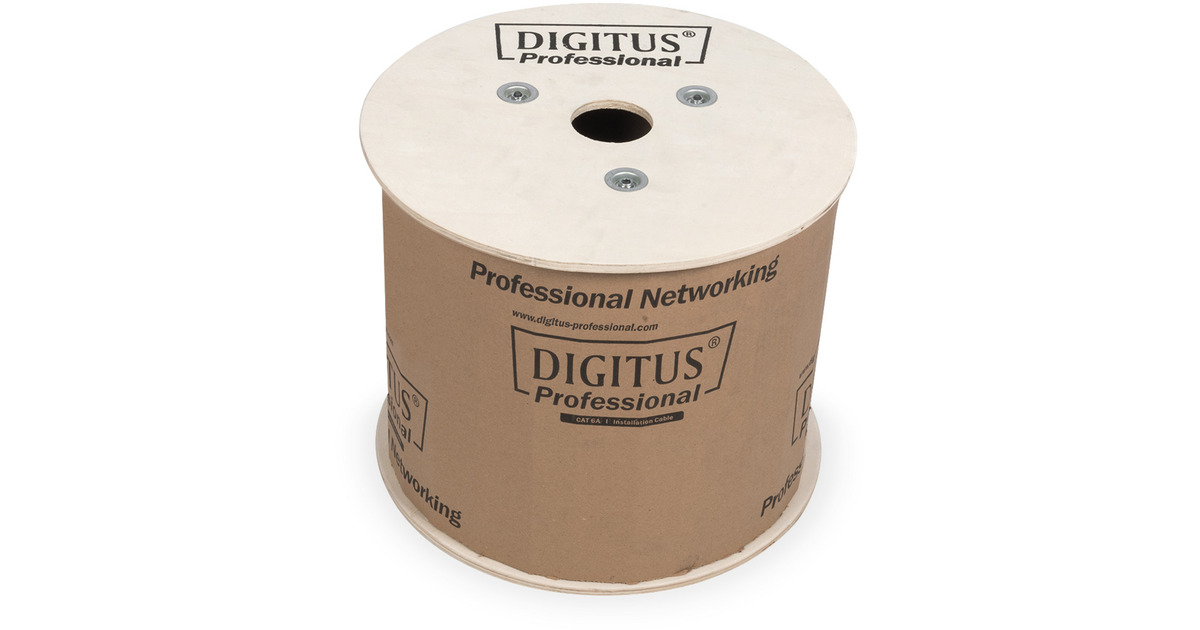 Utp Simplex Digitus Professional Cat.6a U/UTP Verlegekabel simplex, Dca blau, 500 ...