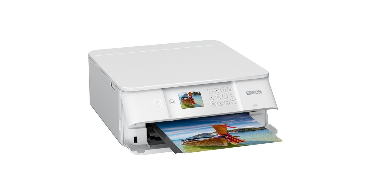 weiß, Epson XP-6105, Expression Multifunktionsdrucker WLAN, Premium Scan, USB, Kopie