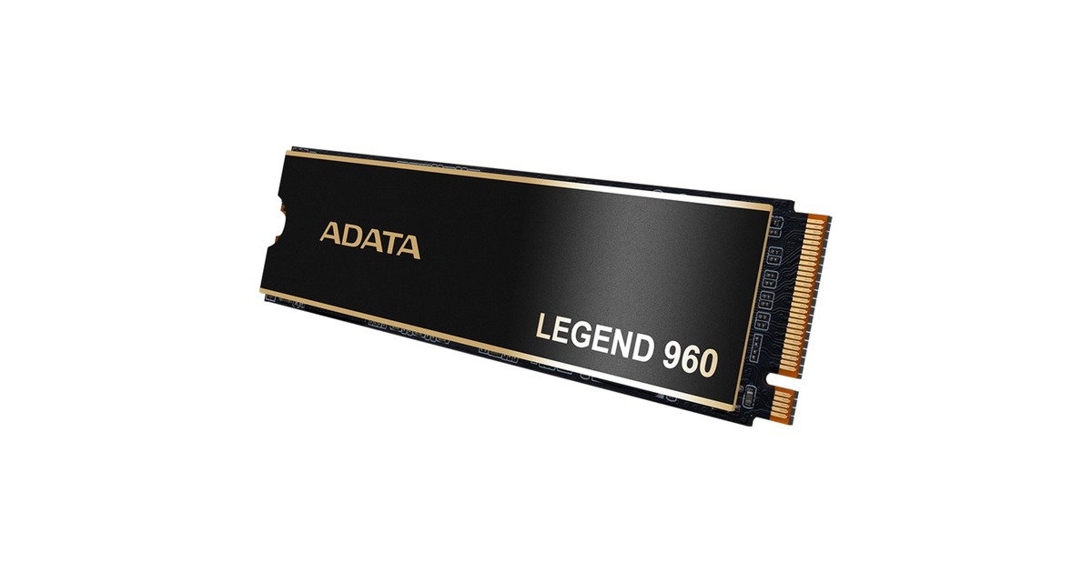 ADATA LEGEND 960 2 TB, SSD dunkelgrau/gold, PCIe 4.0 x4, NVMe 1.4  