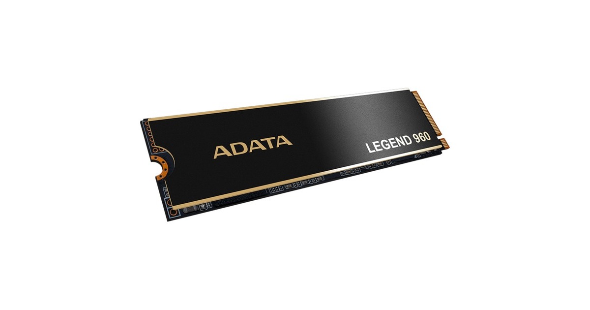 ADATA LEGEND 960 2 TB, SSD dunkelgrau/gold, PCIe 4.0 x4, NVMe 1.4 