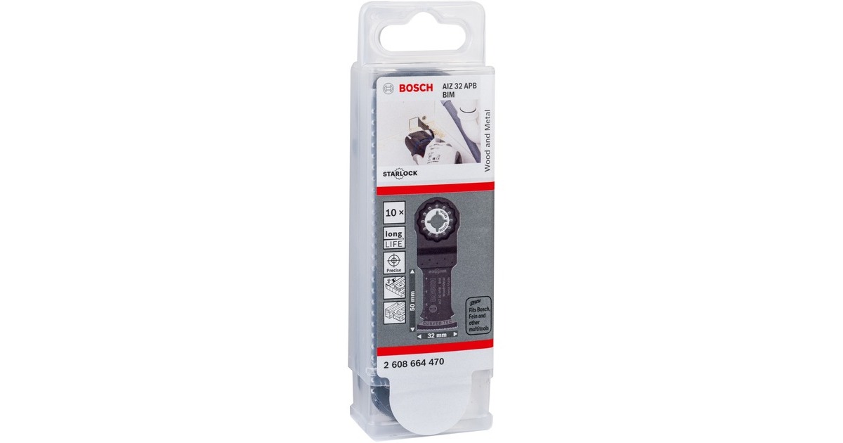 Bosch Professional Tauchsägeblatt AIZ 32 APB Wood + Metal 10 Stück 