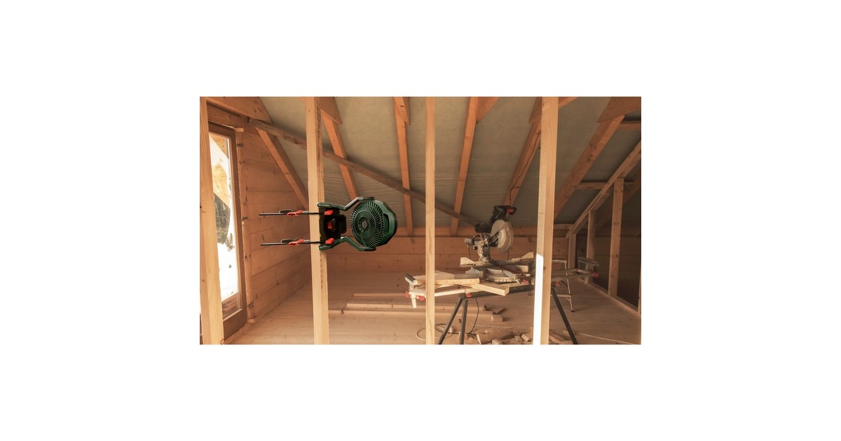 Bosch Heimwerken & Garten UniversalFan 18V-1000, Ventilator grün 
