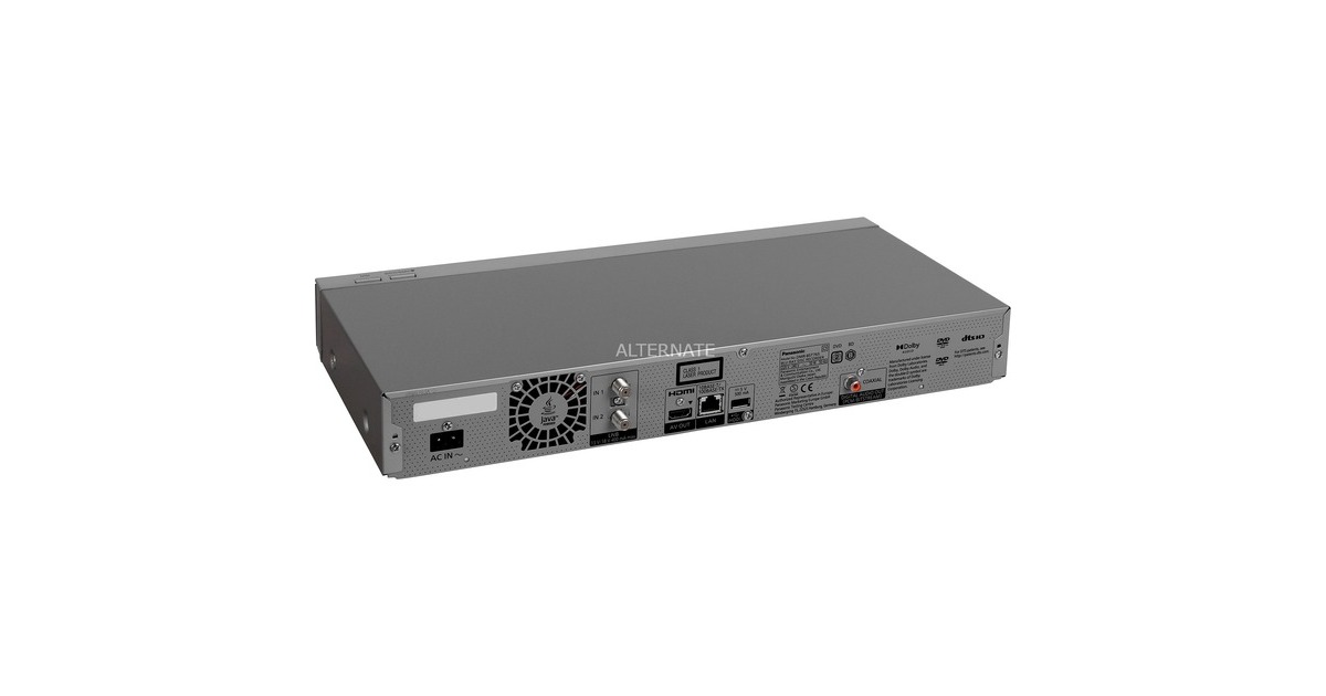 Panasonic DMR-BST765AG, Blu-ray-Rekorder silber/schwarz, 500 GB