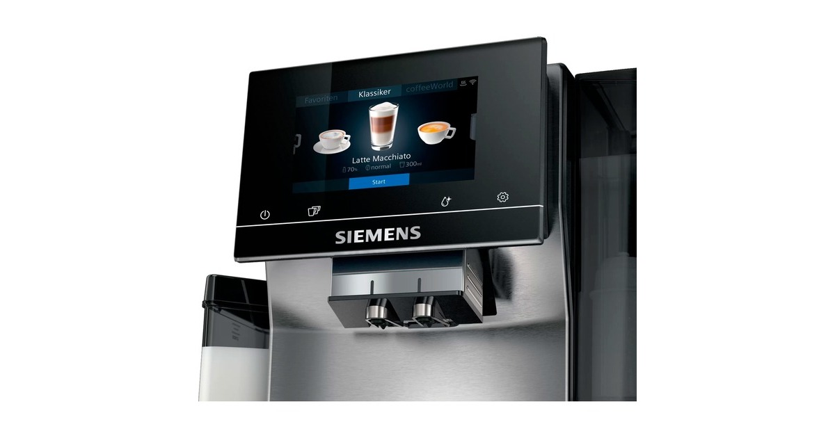 Siemens TQ707D03 EQ.700 integral, Vollautomat edelstahl/schwarz
