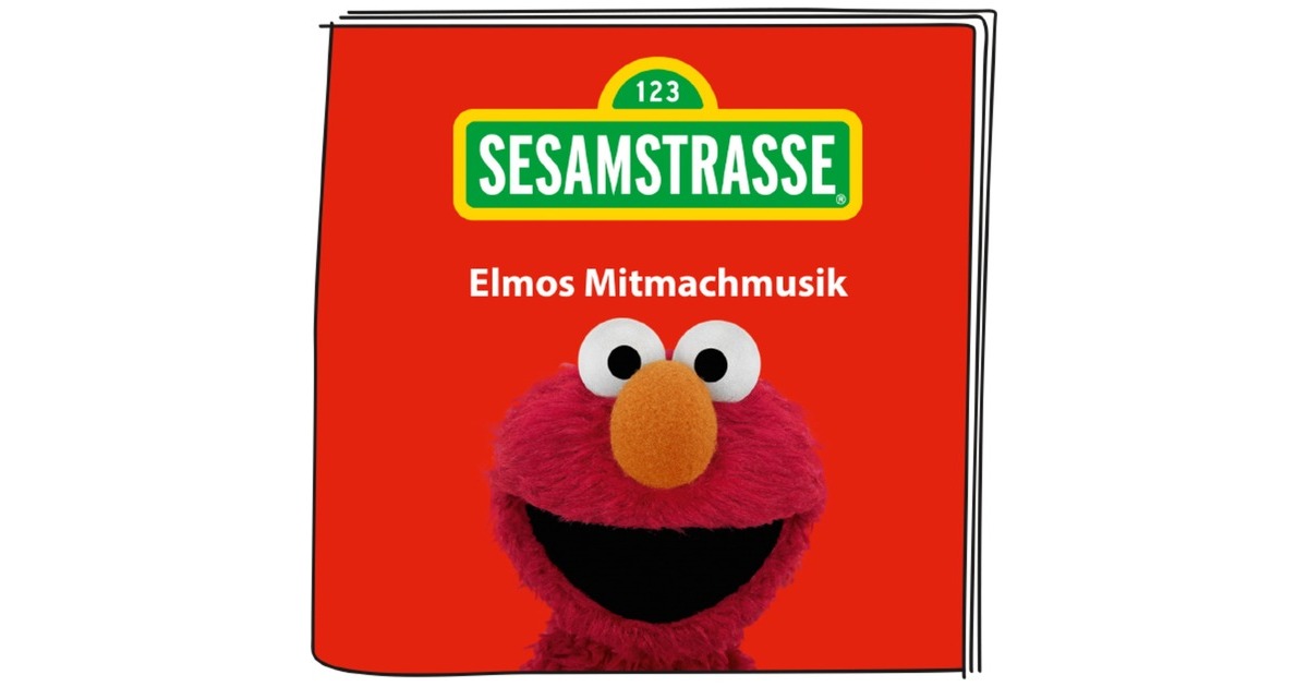 Vogel In Der Sesamstraße 4 Buchstaben tonies Sesamstraße - Elmos Mitmachmusik, Spielfigur Hörspiel mit Liedern