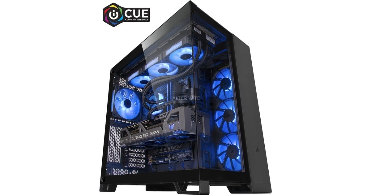 ALTERNATE Custom PC Series • iCUE Blue Madness Gaming PC, Gaming-PC ...