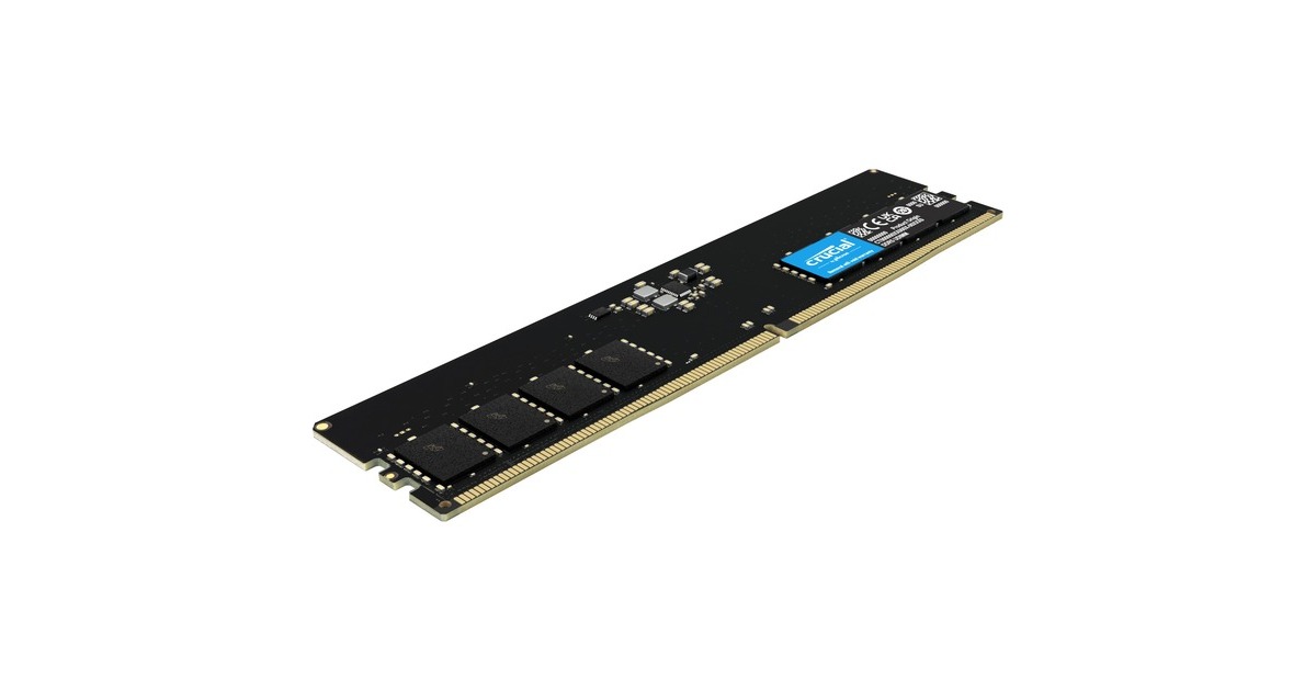 Crucial DIMM 16 GB DDR5-4800 , Arbeitsspeicher schwarz, CT16G48C40U5