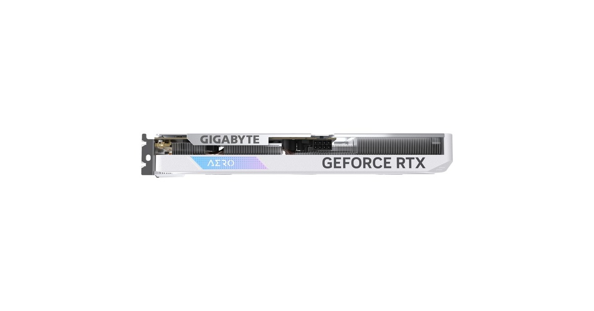 GIGABYTE GeForce RTX 4060 AERO OC, Grafikkarte weiß, DLSS 3, 2x ...