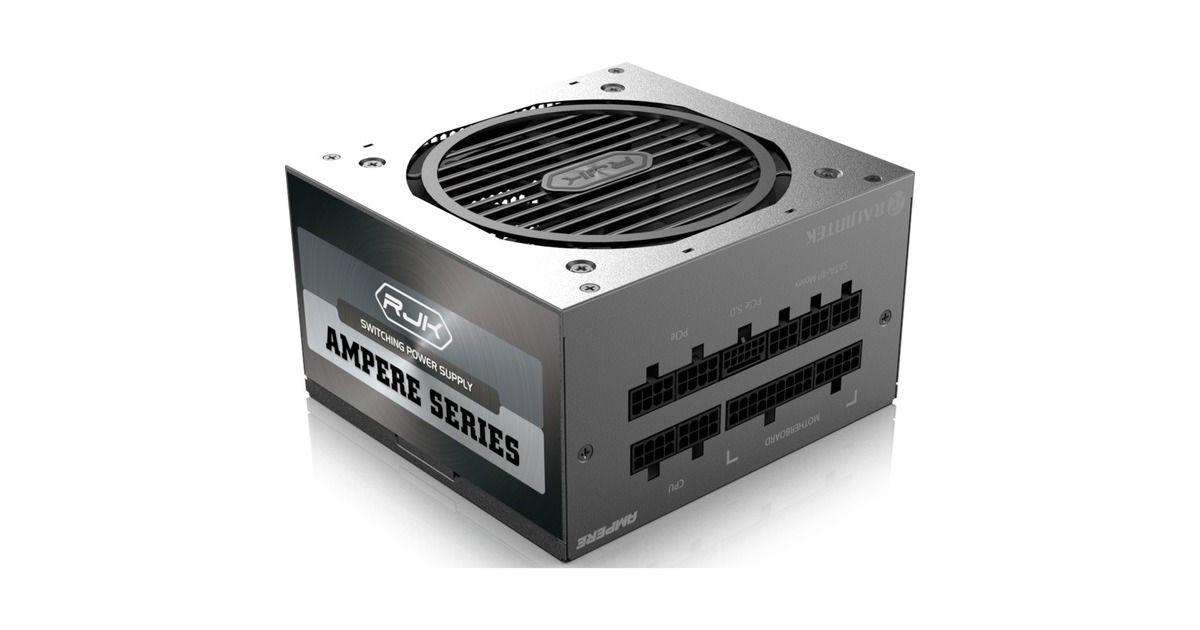 RAIJINTEK AMPERE 1200 BLACK, PC-Netzteil schwarz, 1200 Watt JF1ホンダN-BOX！オリジナルストレートマフラー！デュアル！