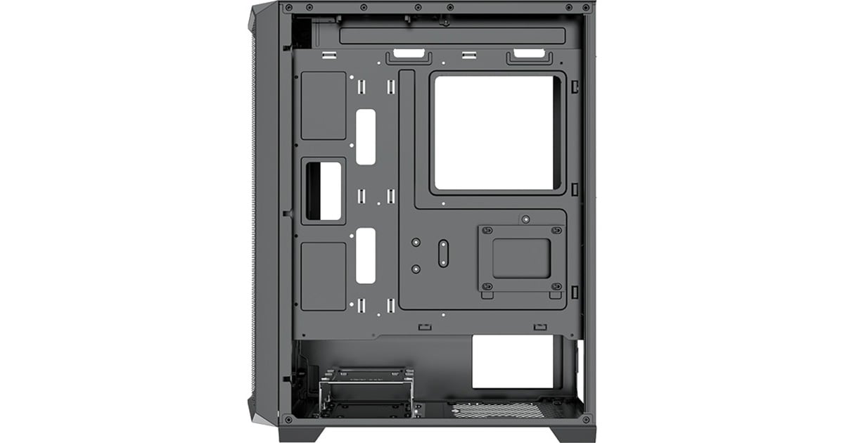 Boîtier PC Gaming Xilence X613 Blade II - 3 Ventilateurs ARGB 120mm, Façade Mesh, Panneau Verre - Compatible ATX, Airflow Optimisé