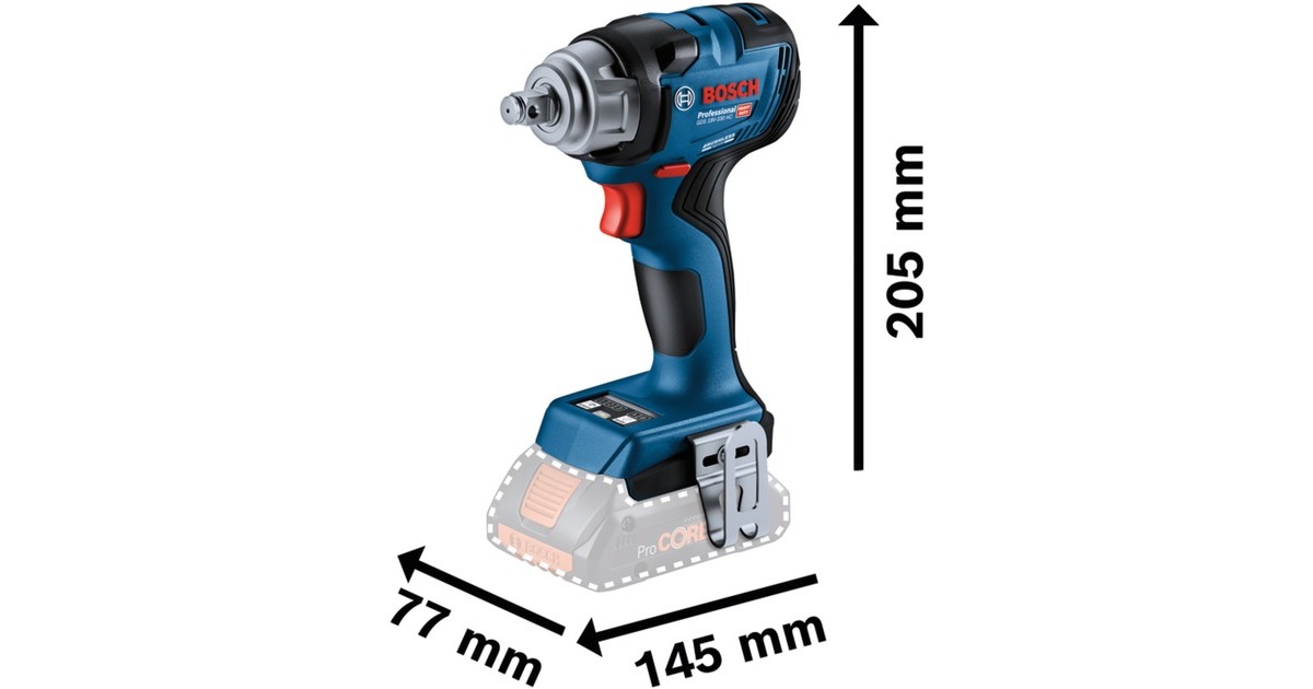 Bosch Professional Akku-Schlagschrauber GDS 18V-330 HC 