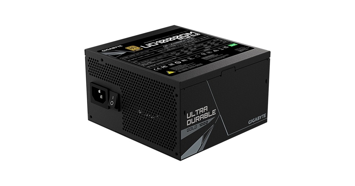 GIGABYTE GP-UD1000GM PG5 1000W rev.2.0, PC-Netzteil schwarz, 5x