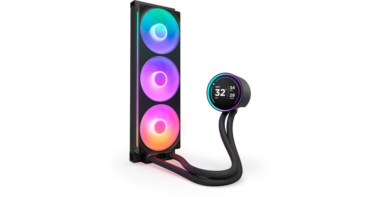 NZXT Kraken Elite 360 RGB 360 mm, Wasserkühlung schwarz