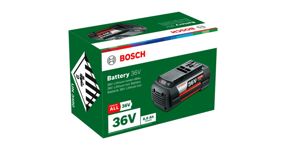 Bosch Heimwerken & Garten Akku GBA 36V 6.0Ah schwarz, 36V POWER 