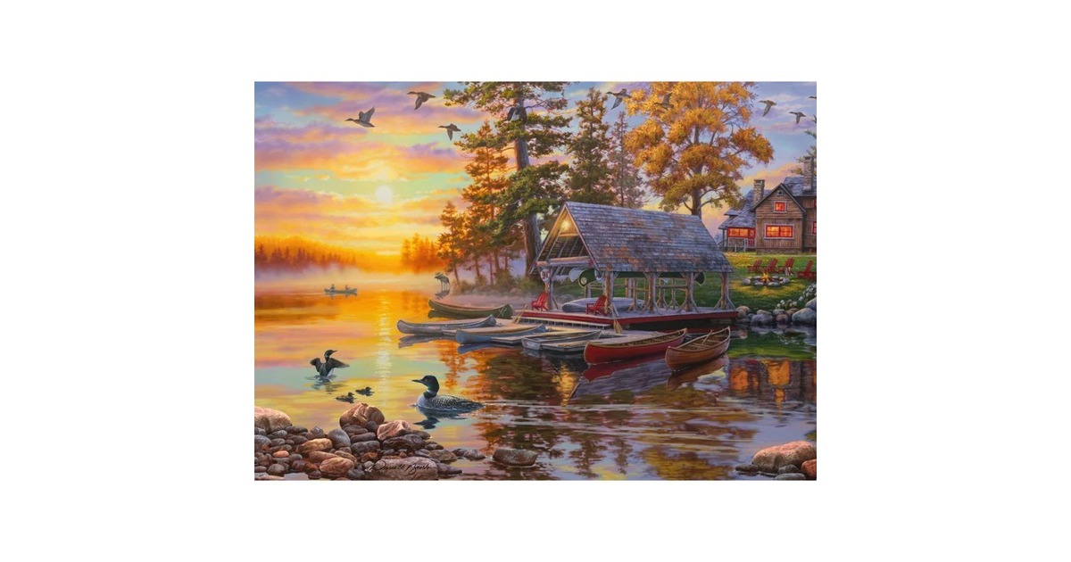 Schmidt Spiele 58533 Darrel Bush Campingidyll am See 1000 Piece Puzzle Colourful Schmidt Spiele 58533 Darrel Bush Campingidyll am See 1000 Piece Puzzle Colourful