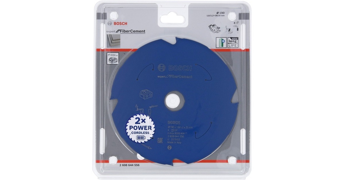 Bosch Professional Kreissägeblatt Expert for Fibre Cement, Ø 190mm 