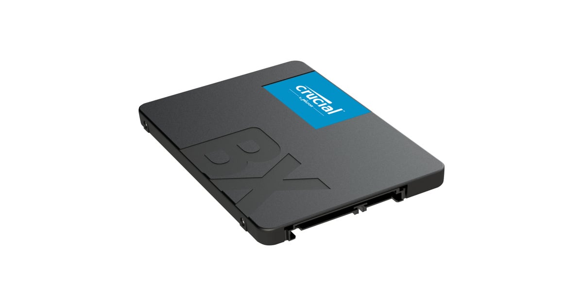 Crucial BX500 500 GB, SSD schwarz, SATA 6 Gb/s, 2,5