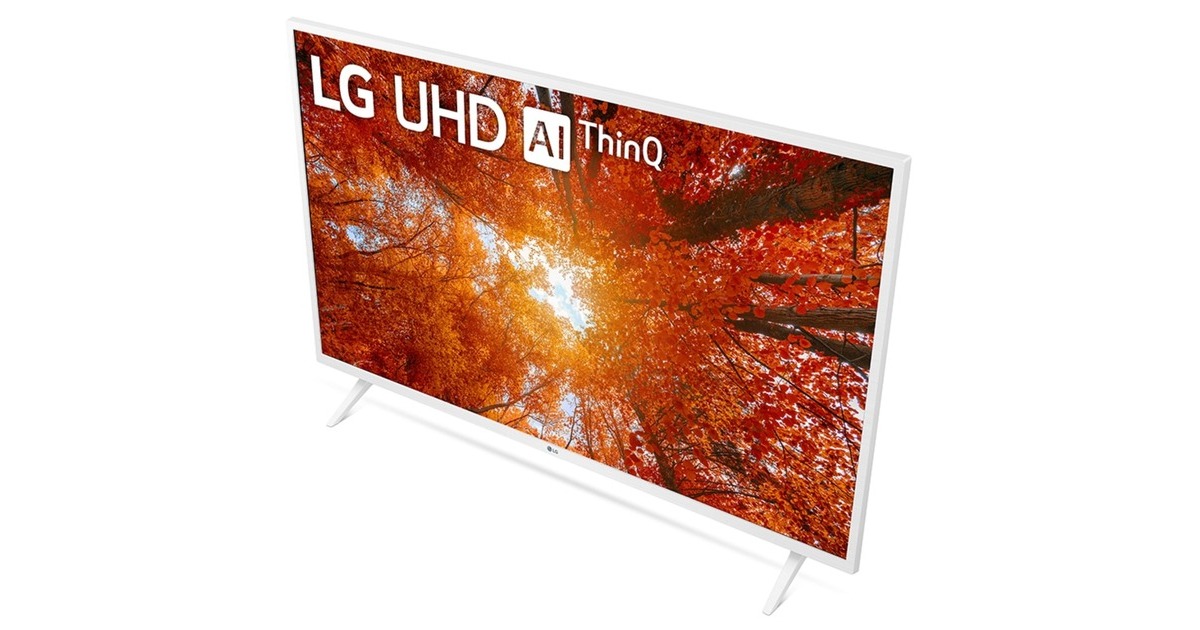 LG 43UQ76909LE, LED-Fernseher 108 (43 UltraHD/4K, weiß, Zoll), Bluetooth cm WLAN