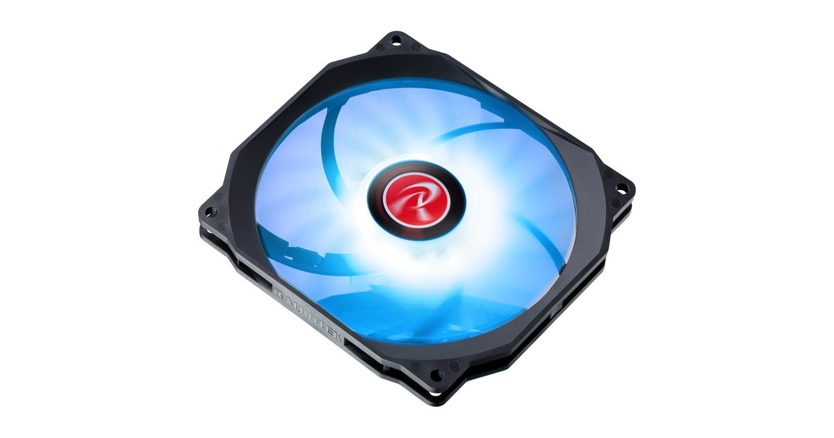 RAIJINTEK Aeolus ß- ARGB 120x130x13, Gehäuselüfter schwarz/weiß