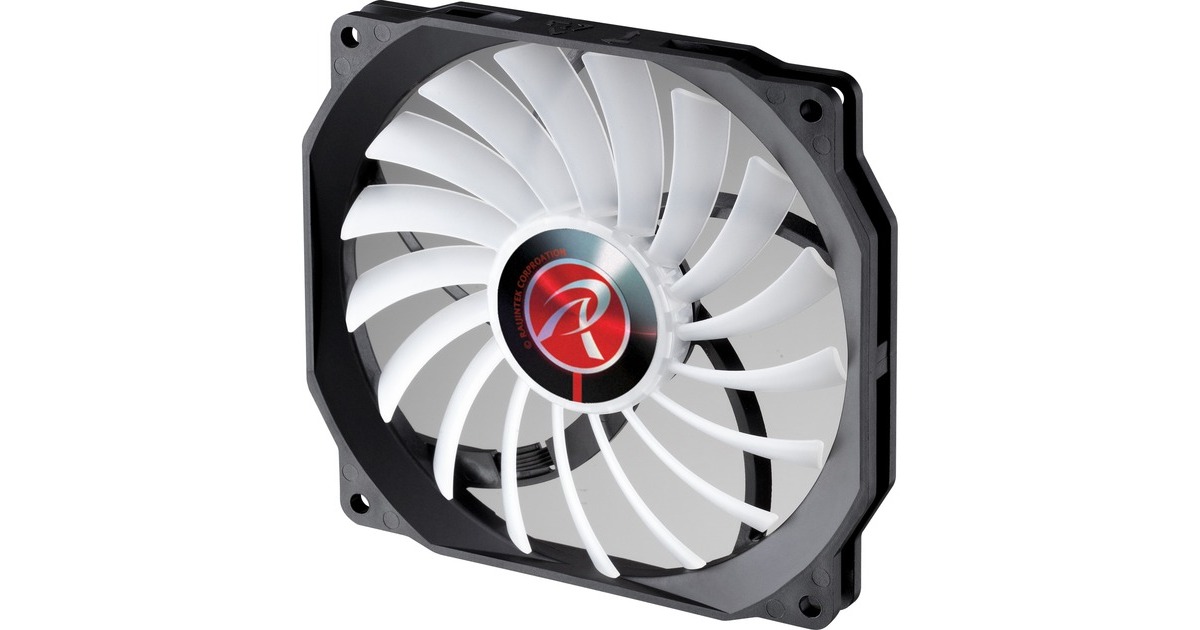 RAIJINTEK Aeolus ß- ARGB 120x130x13, Gehäuselüfter schwarz/weiß