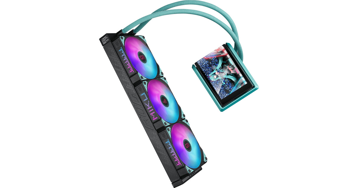 ASUS ROG RYUO IV SLC 360 ARGB Hatsune Miku Edition, Wasserkühlung