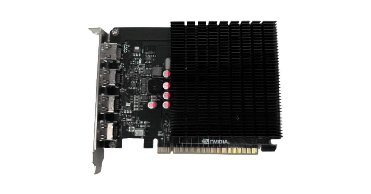 Biostar GeForce GT 730, Grafikkarte 4x HDMI