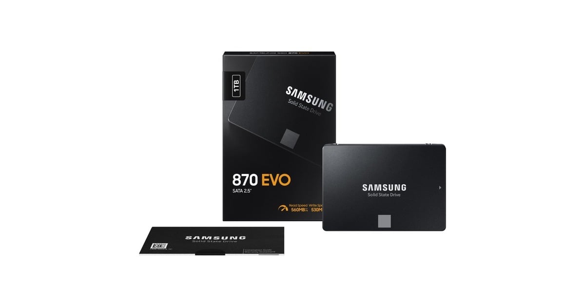 Samsung 870 EVO 1 TB, SSD SATA 6 Gb/s, 2,5