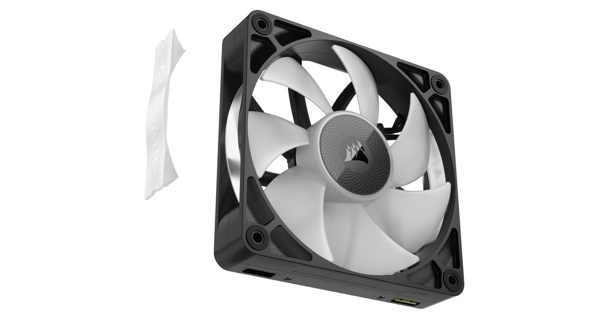 Corsair iCUE LINK RX120 RGB Triple, Gehäuselüfter schwarz, 3er 