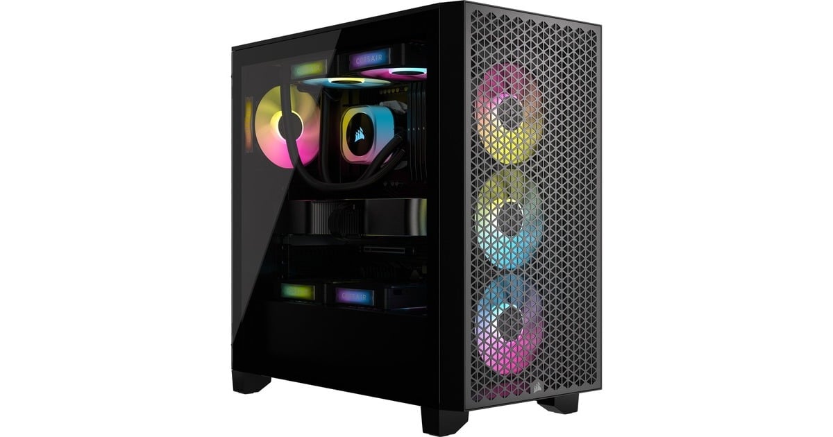 Corsair iCUE LINK RX120 RGB Triple, Gehäuselüfter schwarz, 3er 