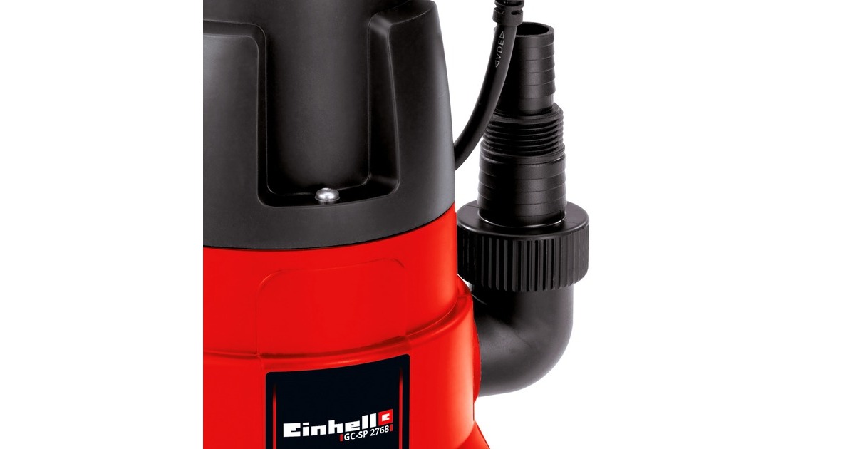 Einhell Tauchpumpe GHSP 2768, Tauch / Druckpumpe rot/schwarz, 270 Watt