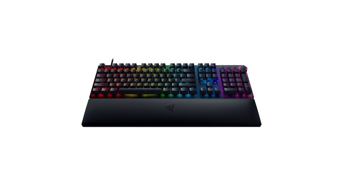 Razer Huntsman V2, Gaming-Tastatur schwarz, DE-Layout, Razer 