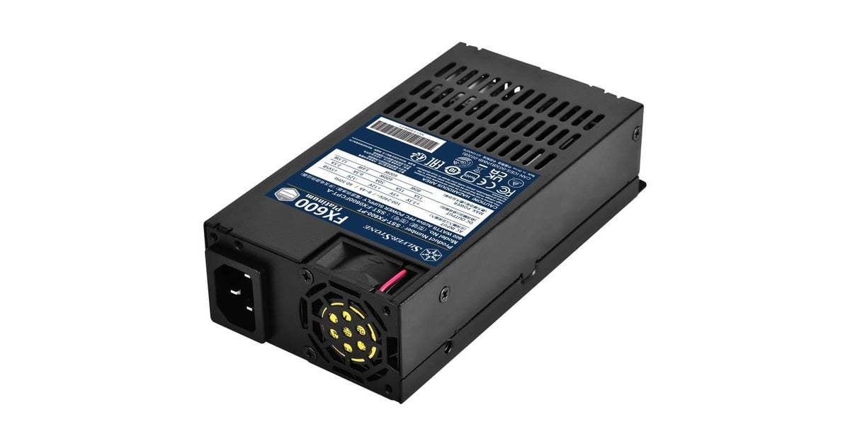 SilverStone SST-FX600-PT, PC-Netzteil schwarz, 2x PCIe, 600 Watt