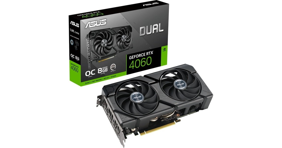 ASUS GeForce RTX 4060 DUAL OC EVO, Grafikkarte