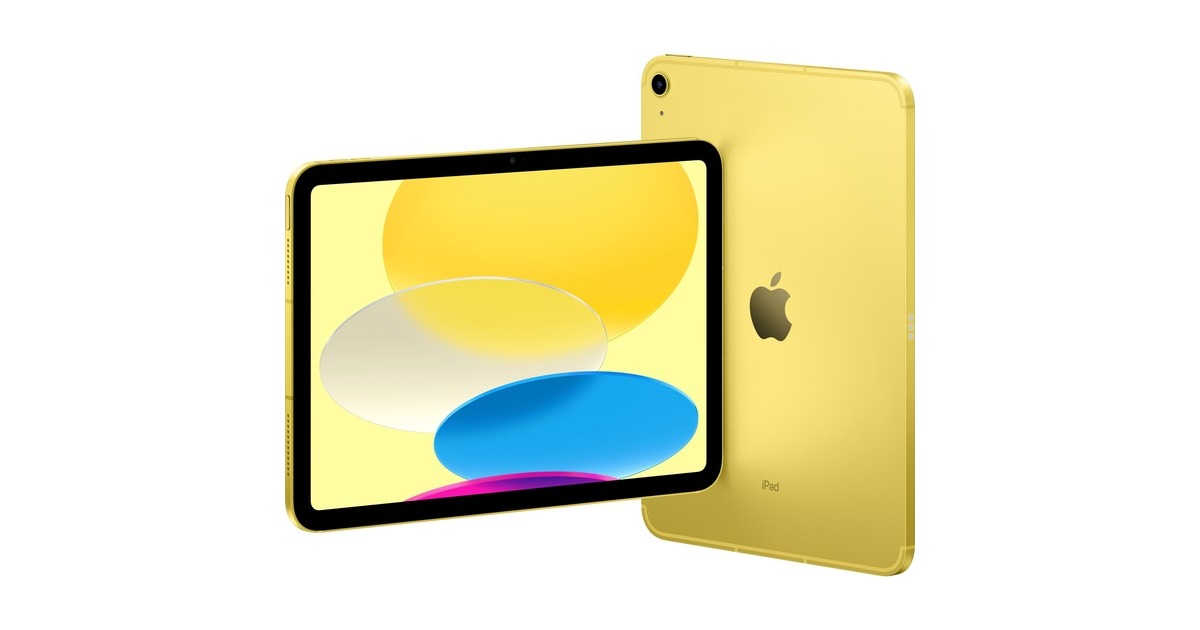 Apple iPad 256GB, Tablet-PC gelb, 5G, Gen 10 / 2022 